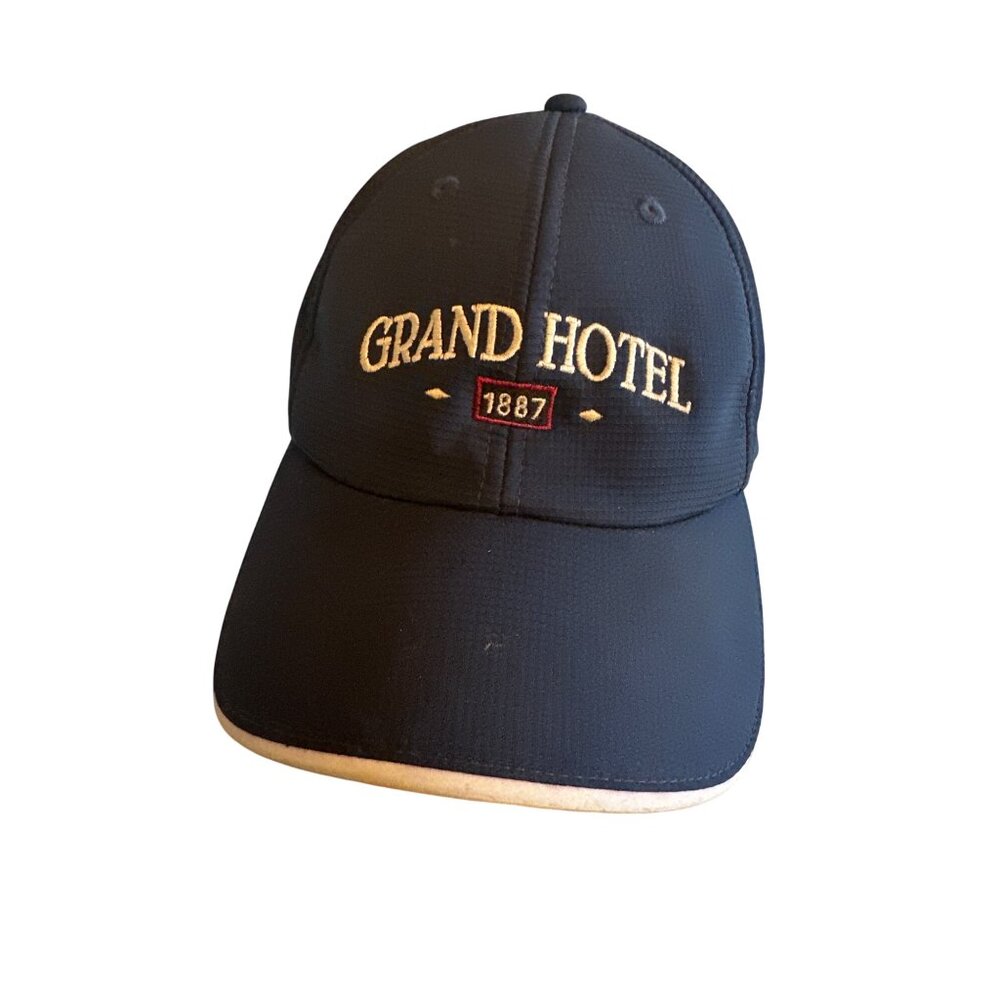 Grand Hotel 1887 Navy Blue‎ Adjustable Baseball Cap By Perrin